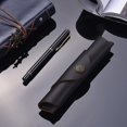 thumbnail image 3 of Funda de cuero hecho a mano de un solo bolígrafo de cuero vacuno fuente de la pluma de la manga de rollo de la pluma de la bolsa Afortunado Sencillez, 3 of 5