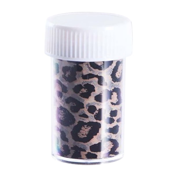 Leopard Nail Foil Transfer Stickers Leopard Print Nail Stickers Animal Skin Design Nail Foil Decals for Acrylic Nails Supplies Manicure Tips Dec