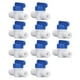 thumbnail image 4 of 10 Pcs Inline Ball Valve Mini Water Tube Shut Off Switch Quick Connect Fitting Accessory for Water Purifier 1/4inch, 4 of 5