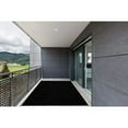 thumbnail image 3 of Koeckritz Rugs Valdosta 100% UV Olefin Indoor/Outdoor Area Rug 6'x10', Black Solid Print, 3 of 6