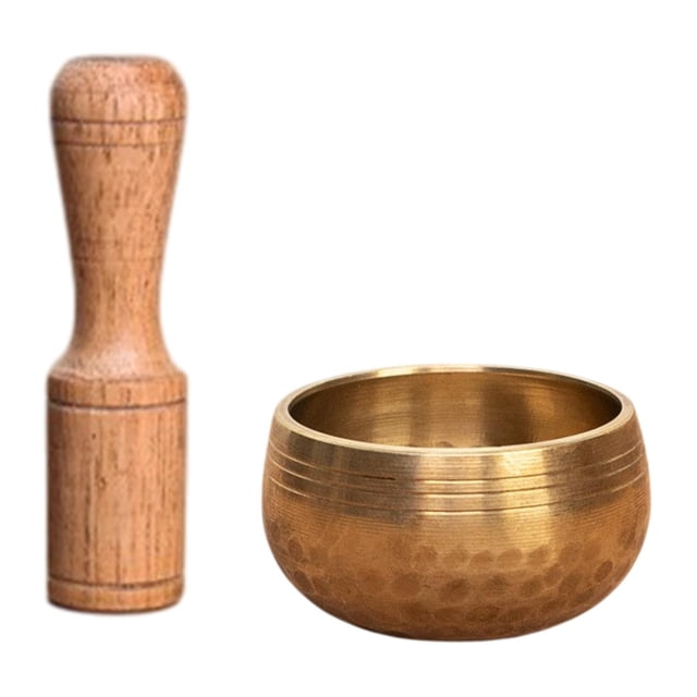 Milaget Mini Singing Bowl Hand Hammered Tibetan Bowl for Sound Baths Temple Buddhist Type A
