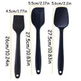thumbnail image 3 of Bdfzl 3PCS Heat Flexible Silicone Spatulas Cake Spatula Scraping Baking Scra, 3 of 3