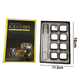 thumbnail image 2 of Juego de piedras para whisky, cubitos de hielo reutilizables, acero inoxidable, 8 piedras de enfriamiento de metal con pinzas para hielo, 2 of 5