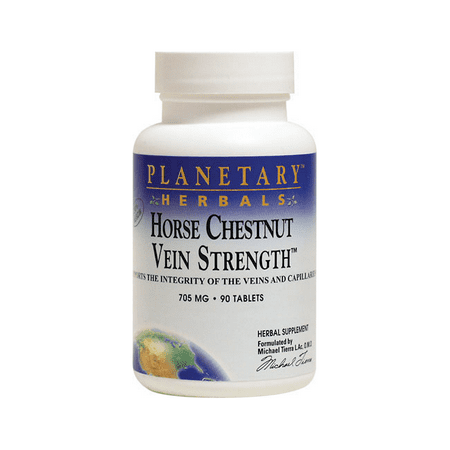 Planetary Herbals Horse Chestnut Vein Strength 705 mg 90 (Best Herbal Medicine For Varicose Veins)