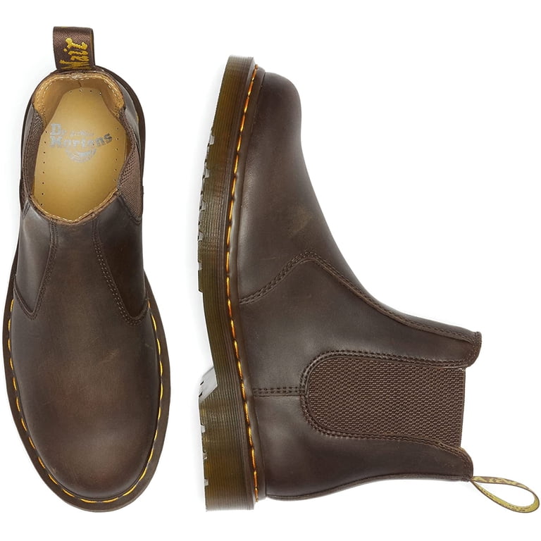Dr. Martens Unisex-Adult Chelsea Boot 10 Women/9 Men Dark Brown Crazy Horse - Walmart.com Dr. Martens Unisex-Adult Chelsea Boot 10 Women/9 Men Dark Brown Crazy Horse - Walmart.com