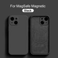thumbnail image 1 of Magnetic Liquid Silicone Case For iPhone 14 12 13 Pro Max Plus For Magsafe Wireless Charging Cases Cover, 1 of 5