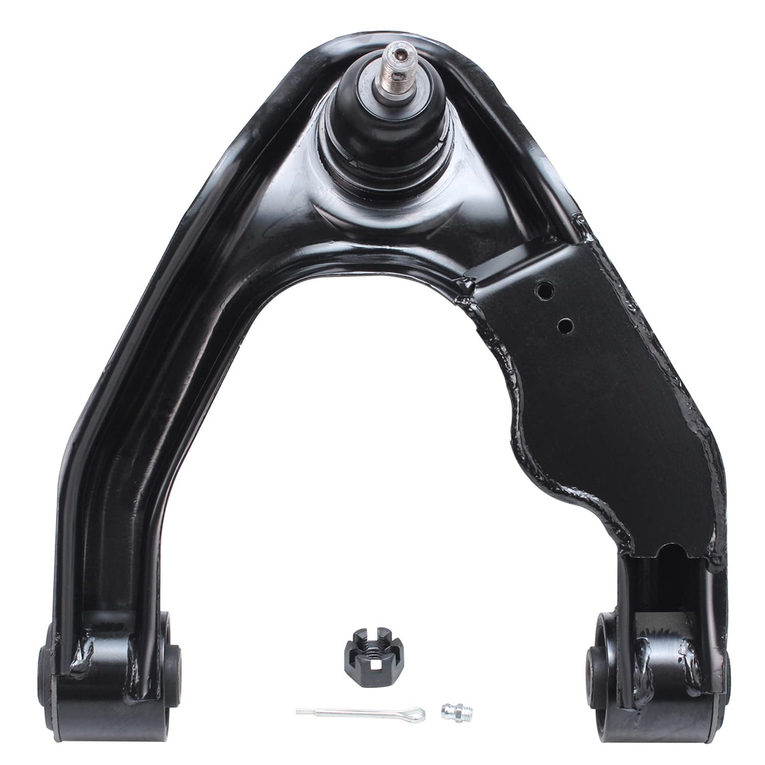 Detroit Axle - 6pc Front Upper and Lower Control Arm Assembly w/Ball Joints, Outer Tie Rod Ends for 2000 2001 2002 2003 2004 Nissan Frontier Xterra