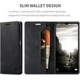 thumbnail image 2 of Wallet Case for Samsung Galaxy A13 5G [Not for A13 4G],Magnetic Protect PU Leather Flip Case with Card Holders RFID Blocking Kickstand Shockproof Protection Case for Samsung Galaxy A13 5G (Black), 2 of 9
