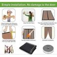 thumbnail image 5 of Magnetic Door Window Mosquito Net 120x210cm, Self-adhesive Mesh Encryption Mosquito Net, Anti Mosquito Magnetic Curtain Automatic Closing, No Drilling, 5 of 5