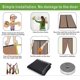 thumbnail image 5 of Magnetic Door Window Mosquito Net 120x210cm, Self-adhesive Mesh Encryption Mosquito Net, Anti Mosquito Magnetic Curtain Automatic Closing, No Drilling, 5 of 5