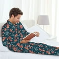thumbnail image 5 of Bingfone Men's Pajama Set 2 Piece Loungewear PJs, Long Sleeve with Pajama Pants-Happy Mother's Day, 5 of 7