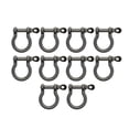 thumbnail image 2 of 2x 10x Hebillas de Grillete de Cadena BLESIY Aro de Metal Bloqueo Anillos D Abrazadera de Carga, 2 of 8