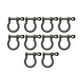 thumbnail image 1 of 10x hebillas de , grillete de cadena, llave Chian hecha a mano, aleación de Zinc, aro de Metal, bloqueo, anillos en D, grillete de arco para bronce, 1 of 8