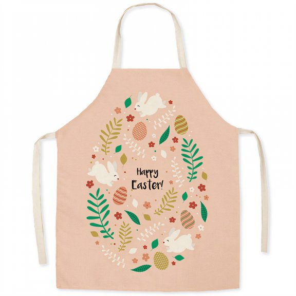 AUQ Aprons for Men,Neck Strap Style Cute Aprons for Women,Polyester Weave Aprons for Cooking,Style1