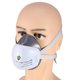 thumbnail image 2 of Respirador, Diseño De Plástico Blando Máscara De Gas Cómodo Suave Con Banda Elástica De Fijación Para Prevención De Pintura En Aerosol Para Prevención De Neblina Para, 2 of 8