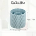 thumbnail image 2 of Unique Bargains 1 Pcs 360° Rotating Makeup Organizer Makeup Brush Holder Organizer Multi-Functional Pen Holder blue, 2 of 7