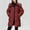 Red Coat for Womens, variant on Long Parka Puffer Jacket Women Long Sleeve Zip up Quilted Jacket Winter Length Padded Puffer Coat Outerwear Beige XXL