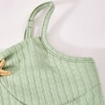 thumbnail image 6 of Y-Sunset Girls Ribbed Spaghetti Strap Mini Dress, Starfish Accent Tiered Ruffle Summer Dress for Beach & Vacation(Light Green/15-16 Years), 6 of 9