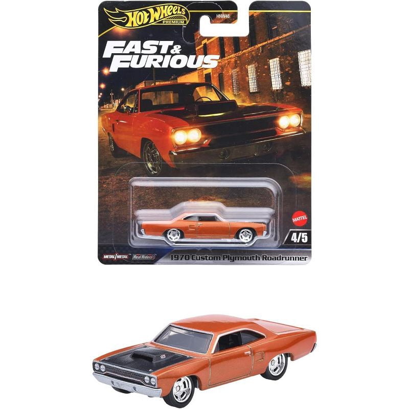 Hot Wheels 1970 Custom Plymouth Roadrunner Fast & Furious Premium