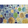 thumbnail image 2 of Addison Rugs Mayfield Premium Machine Washable Transitional Geometric Navy Rectangle Rug, 1'8" x 2'6", 2 of 6