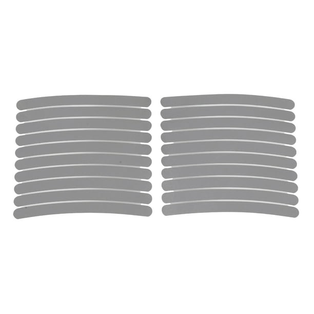 20 Pcs Calcomanías para Llantas en Arco Decorativas para Llantas de Coche de 14-22" Altamente Reflectantes de PET
