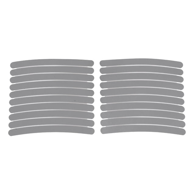 20 Pcs Calcomanías para Llantas en Arco Decorativas para Llantas de Coche de 14-22" Altamente Reflectantes de PET