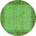 thumbnail image 1 of Ahgly Company Indoor Round Persian Green Traditional Area Rugs, 7' Round, 1 of 1
