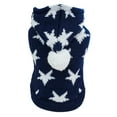 thumbnail image 2 of Dengjunhu Dog Sweater Fashion Print Warm Casual Pet Winter Hooded Knitwear for Party, 2 of 7