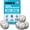 Gray Smiling Sheep, variant on Wool Dryer Balls - 6-Pack - XL Premium Natural Fabric Softener Award-Winning - Wool Balls Replaces Dryer Sheets - Wool Balls for Dryer - Laundry Balls for Dryer