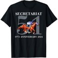 thumbnail image 1 of Secretariat 1973 Horse Racing Legendary Triple Crown T-Shirt, 1 of 4