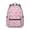 Poodle Pink Pattern, variant on Bichon Frise and Flowers Black Pattern Backpack for School, Cute School Bag with Adjustable Shoulder Straps and Padded Back, 15.3"x11"x7.1"
