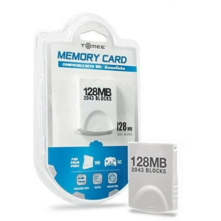 Tomee 128 MB Memory Card (2043 Blocks) for Nintendo Wii and