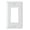 White, variant on Pass & Seymour Legrand TP26-W 1-Gang Decorator GFCI Rocker Switch Wallplate, Midway Size, Unbreakable Nylon, White