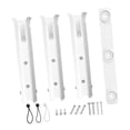 thumbnail image 3 of DYNWAVECA 3 Tube Rod Holder, with Mounting Screws,Portable Sturdy Fishing Rod Rack Adjustable for Garage Storage, Trailer, Kayak Boat white, 3 of 9