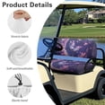 thumbnail image 6 of Uorisanigo Flower Butterfly Golf Cart Seat Cover Anti-Scratch Golf Cart Seat Cushion Pad Easy to Install Dress UP Older Golf Cart Vinyl Seat Fit for 2-Person Seats Club Car, 6 of 7