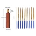 thumbnail image 4 of Alloy Files, High Density Jewelers File Set 11Pcs  for Plastic Carving, 4 of 7