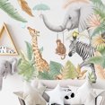 thumbnail image 4 of Un conjunto de calcomanías de pared de animales de plantas tropicales, pegatinas de pared, decoración de pared para sala de estar, dormitorio, cocina y oficina TUNC Sencillez, 4 of 5