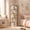White, variant on JaxSteam 4-Tier 360° Rotating MDF Bookshelf, 49.8" Spinning Corner Bookcase Tower, Natural Wood Finish