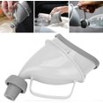 thumbnail image 5 of Unisex urinal, portable urination device, urine funnel for men and women, emergency adult urinal for camping, hiking, outdoor activities, gray, 5 of 5