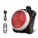 thumbnail image 5 of Juego de luces para bicicleta de montaña, 3 luces LED de advertencia, luz trasera, luz delantera recargable vía USB, equipo de conducción, 5 of 5