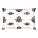 thumbnail image 3 of Juego de ropa de cama ABPHQTO 3 piezas Funda nórdica ojos bohemios con 2 fundas de almohada, 3 of 4