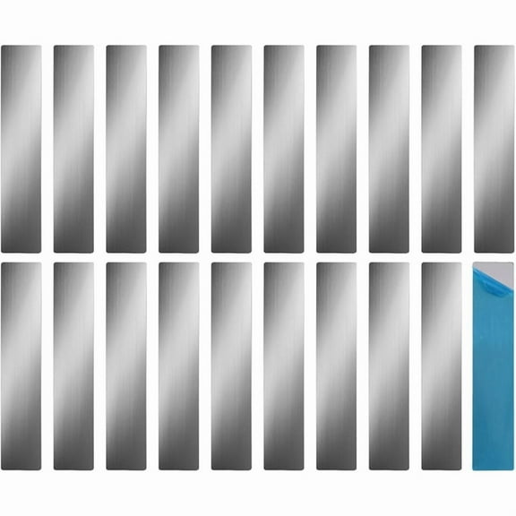 20pcs Adhesive Metal Plates for Magnetic Mount, with Strong Backing Magnets on Non-Steel Vents