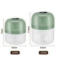 thumbnail image 2 of Electric Durable Kitchen Gadget Food Processor Crusher Garlic Masher Vegetable Chopper Rechargeable GREEN 100ML, 2 of 8