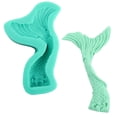 thumbnail image 2 of O'Creme Silicone Fondant Mold, Wavy Mermaid Tail 2, 2 of 3