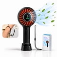 thumbnail image 1 of Kidsjoy Handheld Rechargeable Fan, 3000mAh 5-Speed Portable Personal Fan with LED Display, for Travel Beach Concerts, 1 of 8