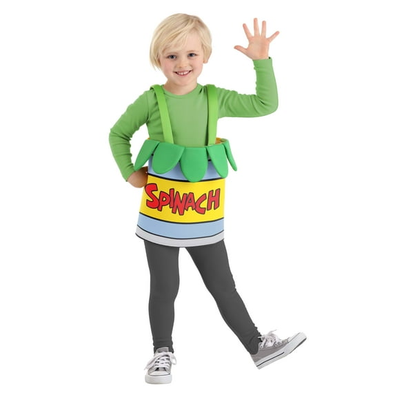Toddler Spinach Can Costume