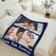 thumbnail image 5 of JML Custom Soft Flannel Blanket - Personalized Photo & Text Throw, Blankets & Throws 50"x60" for Family, Pets, & Adults, 5 of 6