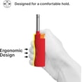 thumbnail image 4 of MK Lighter Candle Lighters, Windproof Flame, Ideal as Lighters for Candle, BBQ Lighters, Camping Lighters, Outdoor Lighters, Butane Refillable Lighters, Multipurpose Lighters (NBR-6PC), 4 of 4