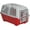 Red, variant on Homes for Pets Spree Travel Carrier - Hard-Sided Dog & Cat Carrier, Small Pet Travel Crate with Handle, Ventilated Design, Durable Plastic Door, Easy Assembly, 19-Inch, Red