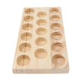 thumbnail image 3 of Milaget Wood Essential Oil Displaying Storage Organizer Rack for 17pcs 30ml Bottles 17 Slots, 3 of 8